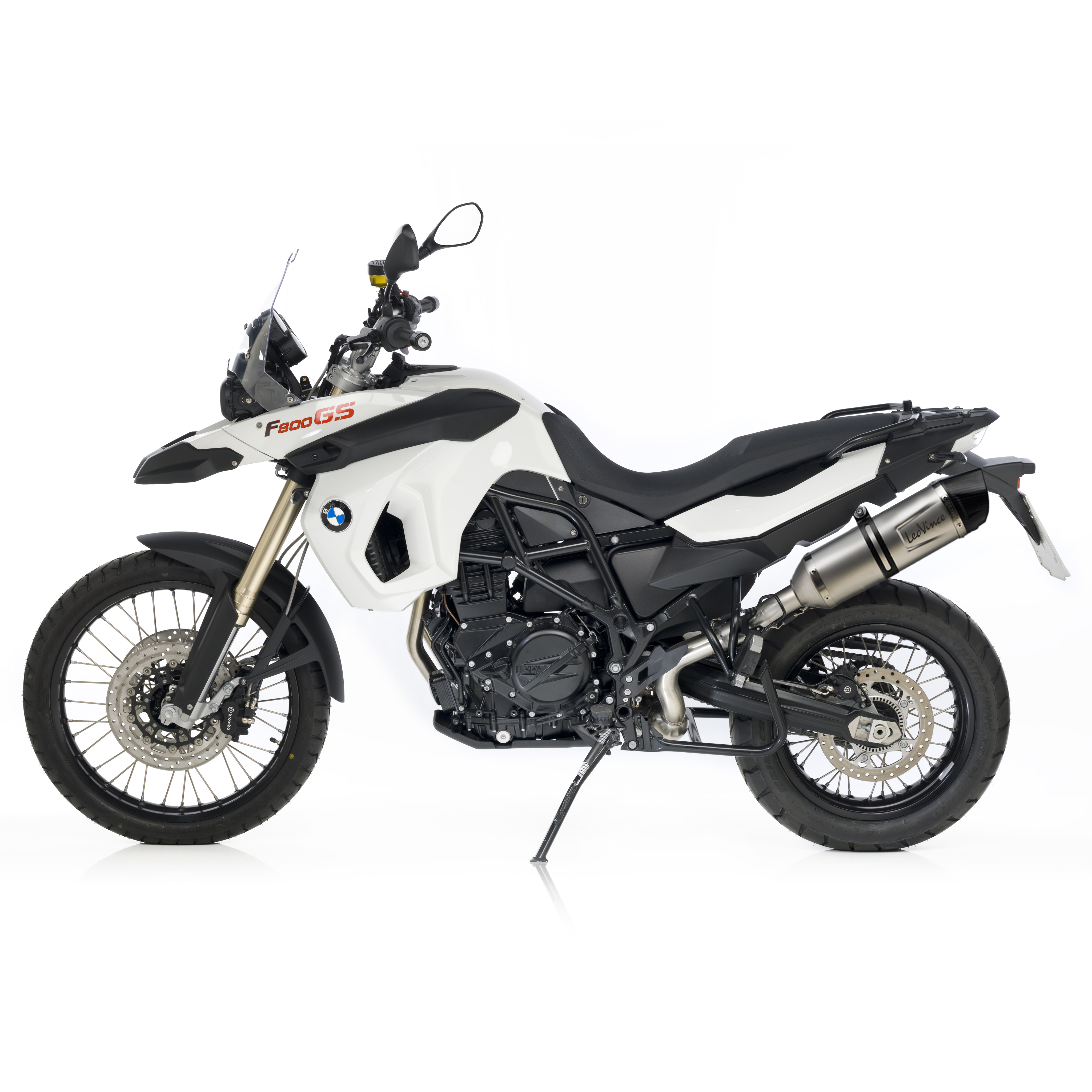 BMW F 800 GS/ADVENTURE 2008 - 2016 LEOVINCE LV ONE EVO  STAINLESS STEEL | SLIP-ON